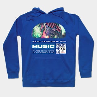 Boste yours Dream with music Hoodie